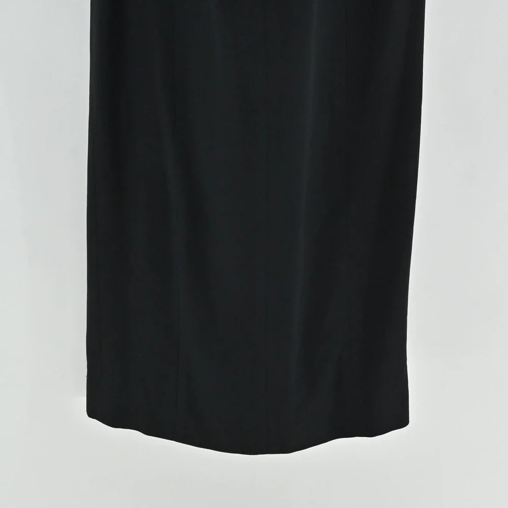 Vtg Morton Myles Dress Size 10‎ Whimsigoth Dark Romantic Gown Formal Maxi Slit - Picture 12 of 13
